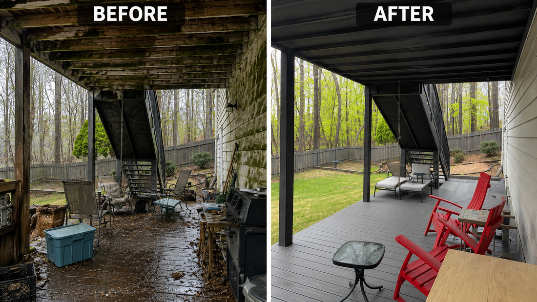 How to Prevent Mold and Erosion Under a Deck