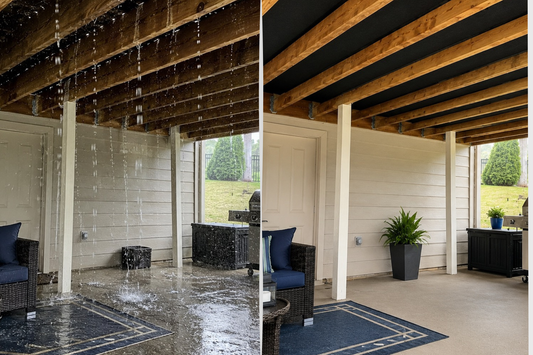 How to Stop Water From Dripping Through Deck Boards